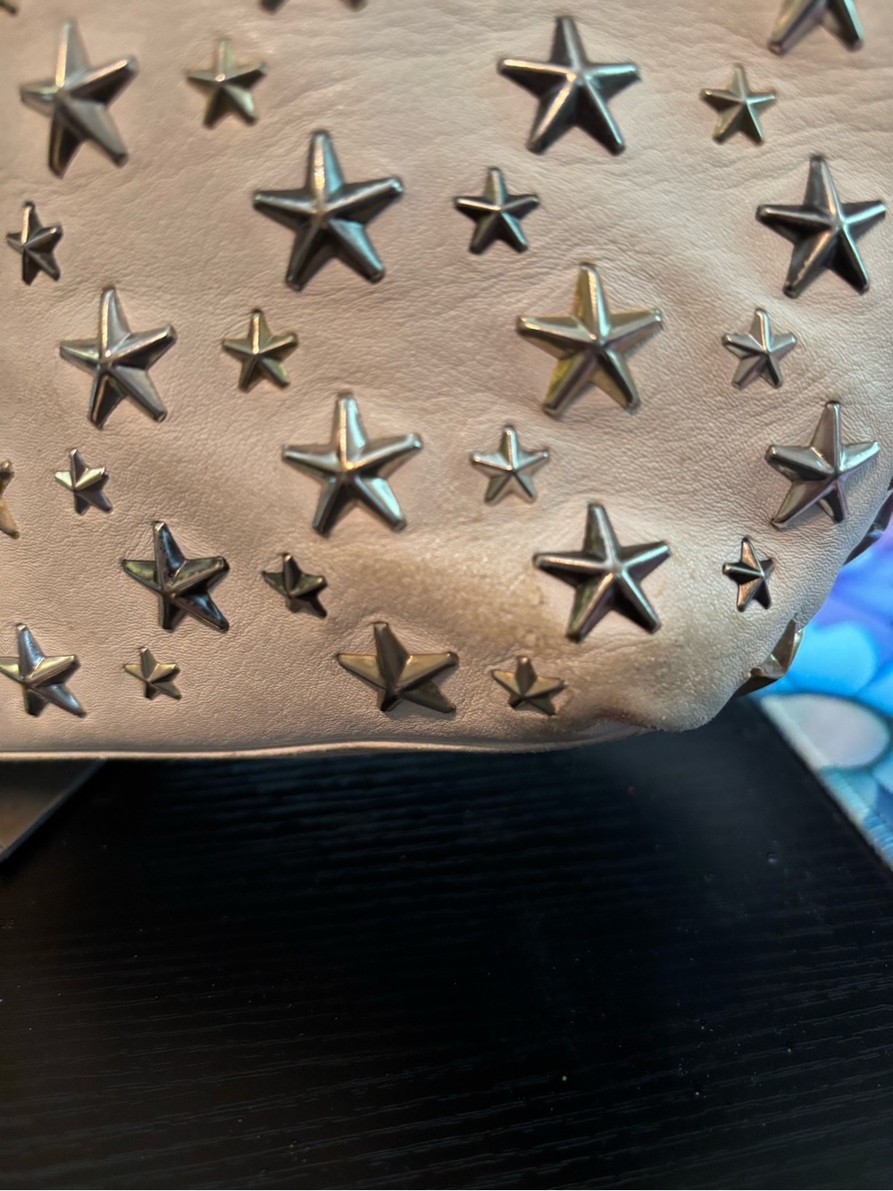 Authentic Jimmy Choo Sasha Star Studded Tote – Soft Leather - Picture 5 of 13